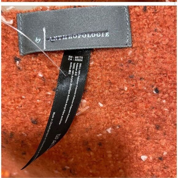 New Anthropologie Tasseled Blanket Scarf - Picture 10 of 10